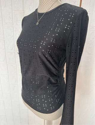 Camiseta Zara calada manga larga S
