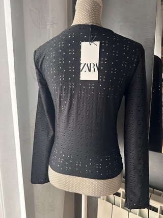 Camiseta Zara calada manga larga S
