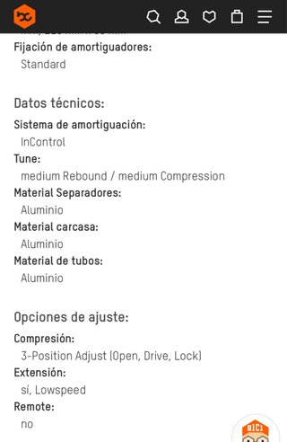 Amortiguador DT SWISS R 232 ONE 210x55