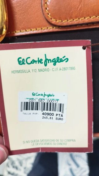 Maleta Vintage Negra y Marrón