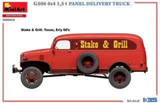 MiniArt G506 4x4 1,5 t Camión Panel