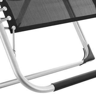 Tumbona plegable, acolchada con soporte, 84 x 168 x 82,5 cm, gris
