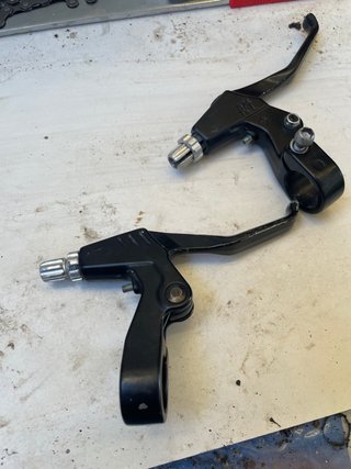 Manetas de Freno Bicicleta Negra
