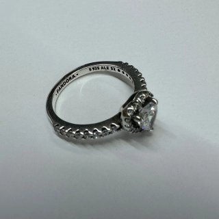 Anillo Pandora Corazón con Circonitas