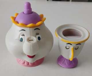 Lote Sra. Potts y Chip Disney McDonald's