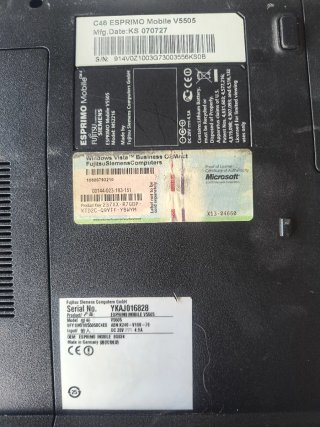 Lote 2 Portátiles Fujitsu Siemens Retro