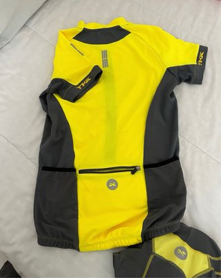 Conjunto Ciclismo Spiuk Amarillo/gris Talla S