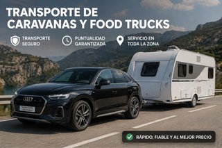 Traslado de caravana ,food track y remolques