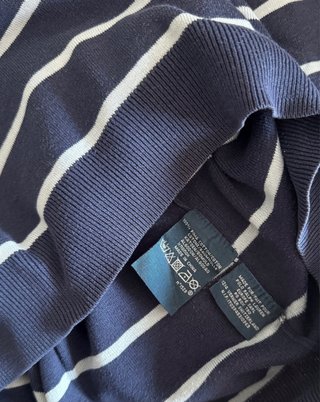 Maglia Polo Ralph Lauren a righe blu XL