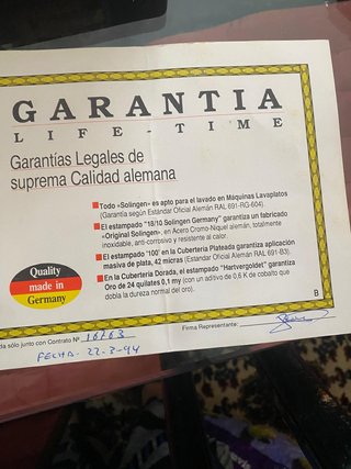 Cubertería de Acero bañada en Oro de 24k