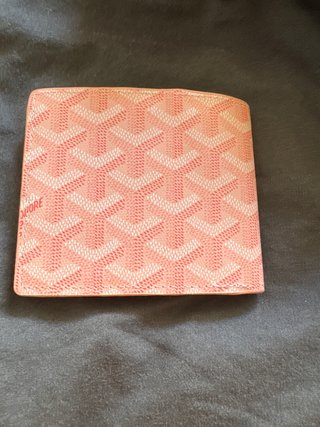 Billetera Goyard Rosa