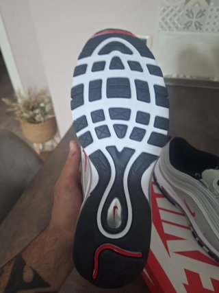 Nike Air Max 97 Argento Rosso