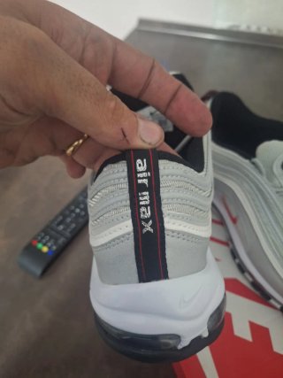 Nike Air Max 97 Argento Rosso