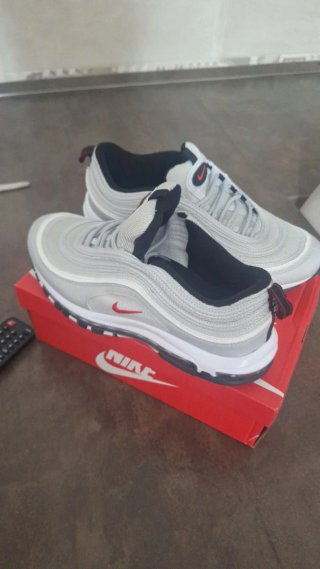 Nike Air Max 97 Argento Rosso