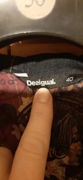 Giacca Desigual cappuccio e pelliccia removibile