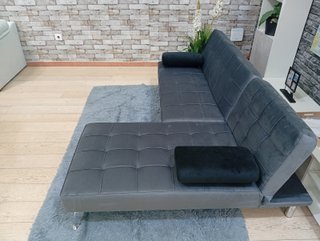 Sofá Chaise longue gris