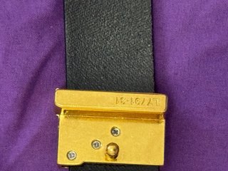 Cinturón Zadig & Voltaire Negro y Dorado