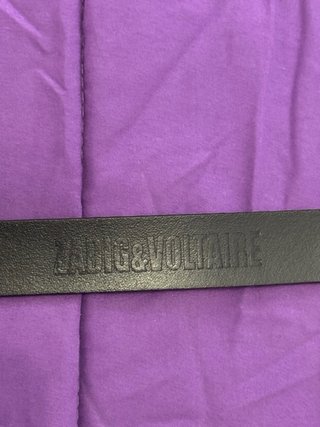 Cinturón Zadig & Voltaire Negro y Dorado