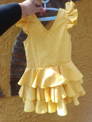 Traje Gitana Niña Talla 4-5