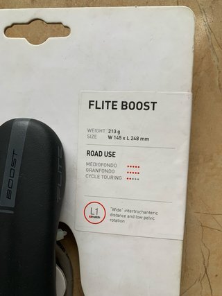 Sillín Selle Italia Flite Boost L1 Negro