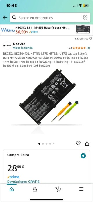 Cargador HP Original Varios Modelos