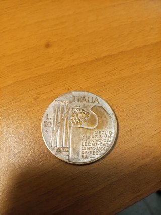 Moneta Medaglia 1945 Mussolini