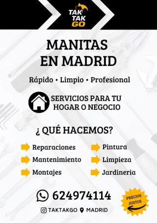 Manitas en Madrid rápido y profesional
