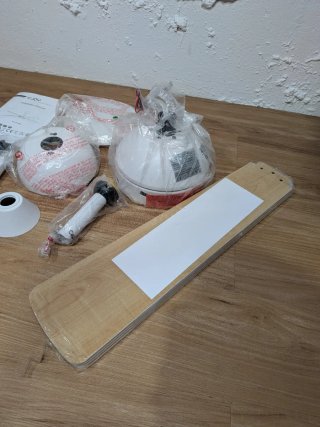 Ventilador de techo LED 122cm
