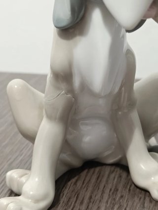 Figura Lladró Perro Tristón