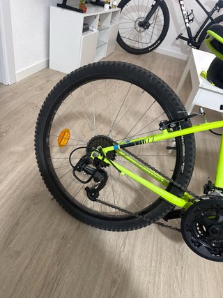Bicicleta infantil verde