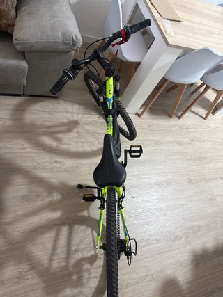 Bicicleta infantil verde