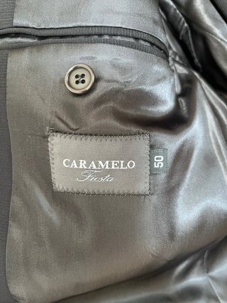Traje Caramelo Talla 50 Chaqueta y Pantalón