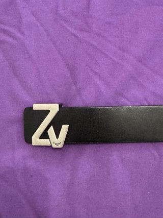 Cinturón Zadig & Voltaire Negro y Plateado
