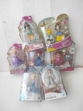 Lote 7 Figuras Disney Princesas y Frozen