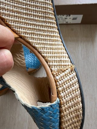 Tejus Sandalias Plataforma de piel