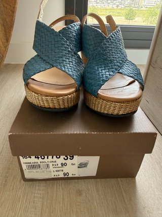 Tejus Sandalias Plataforma de piel