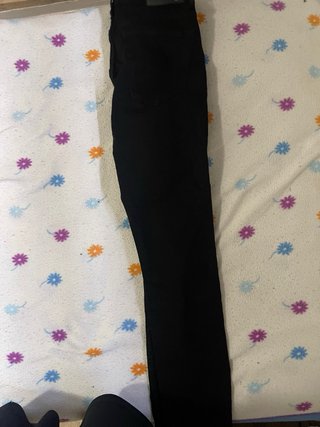 Pantalones vaqueros negros skinny talla M