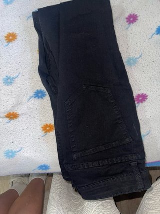 Pantalones vaqueros negros skinny talla M