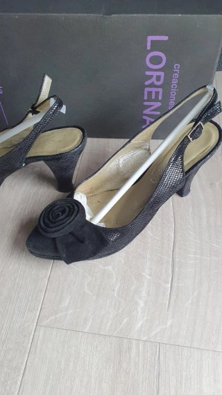 Zapatos de tacón Lorena negro talla 36