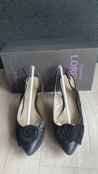 Zapatos de tacón Lorena negro talla 36