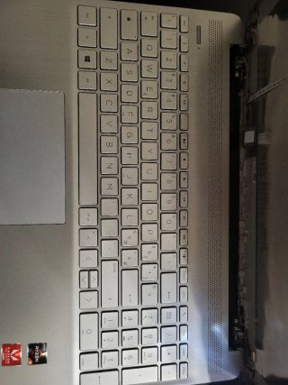 Cover Inferiore HP 15s-eq0038nl Argento + tastiera