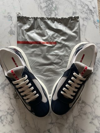 Zapatillas Prada Cup Azul/Gris