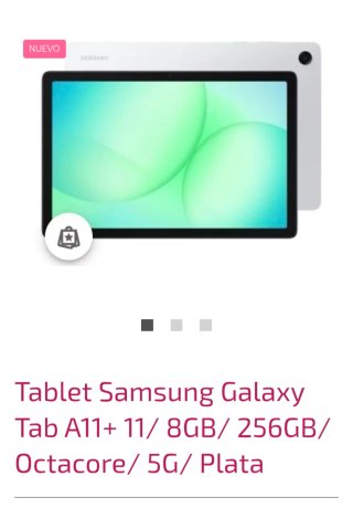 Tablet Samsung Galaxy Tab A11+ 11 8GB/256GB