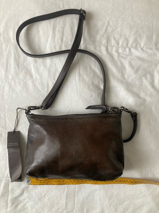 Borsa Reptile's House in pelle intrecciata marrone