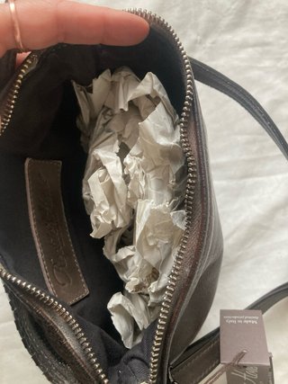 Borsa Reptile's House in pelle intrecciata marrone