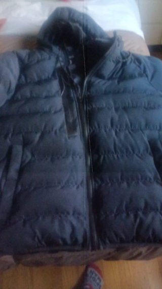 Chaqueta plumífero verde oliva