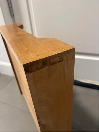 3 cajones de madera antiguos de 50x51x12hcm