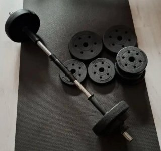 Mancuernas gimnasio 2x10kg o 1x20kg