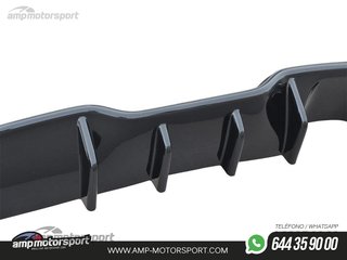 DIFUSOR TRASERO FORD FIESTA ST MK7 2012-2017 LOOK CARBONO