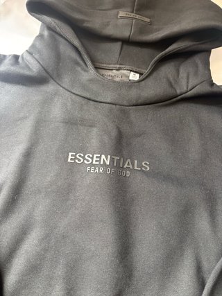 Sudadera Essentials Negra Talla M